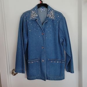VINTAGE 90S BINGO ! BINGO ! DENIM JACKET
